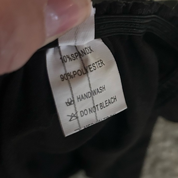 Black BodyCon Mini Dress Small No Brand Stretchy Versatile - Picture 5 of 13